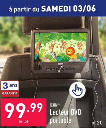 ICON® Lecteur DVD portable