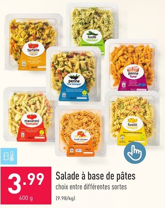 ALDI Salade à base de pâtes 400g aanbieding