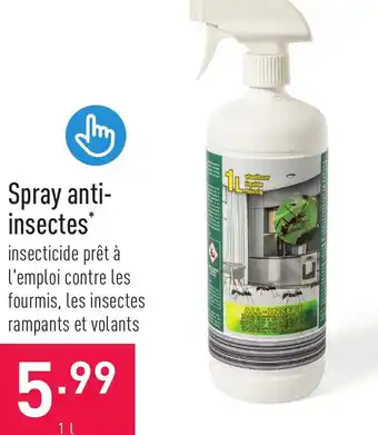 ALDI Spray anti-insectes 1 L aanbieding