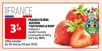 Auchan FRAISES aanbieding