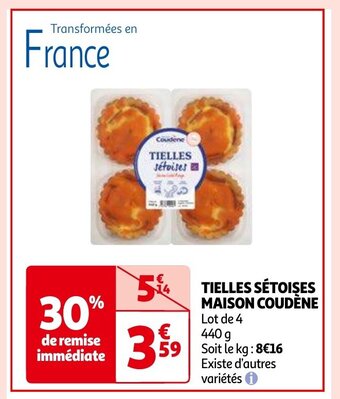 TIELLES SÉTOISES MAISON COUDÈNE