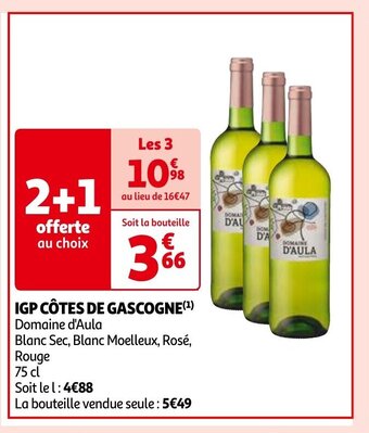 IGP CÔTES DE GASCOGNE 75 cl