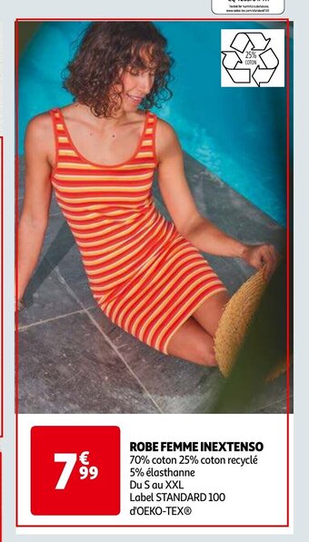 Auchan ROBE FEMME INEXTENSO aanbieding