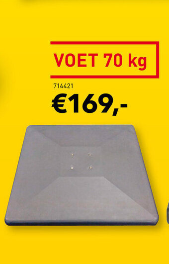 Hubo VOET 70 kg aanbieding