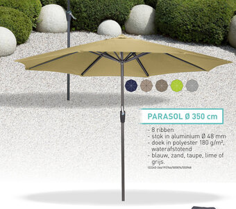 Hubo PARASOL Ø 350 cm aanbieding