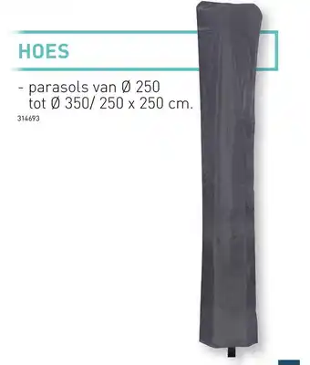 Hubo HOES - parasols van Ø 250 tot Ø 350/ 250 x 250 cm aanbieding