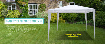 Hubo PARTYTENT 300 x 300 cm aanbieding