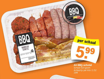 Albert Heijn Ah bbq-schotel aanbieding