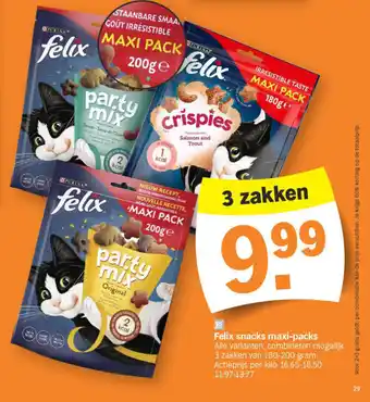 Albert Heijn Felix snacks maxi-packs aanbieding