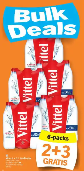 Vittel 6 x 0.5 literflesjes