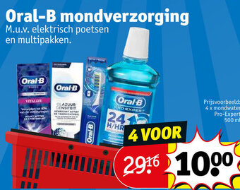 Kruidvat Oral-B mondverzorging aanbieding