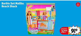 Kruidvat Barbie Set Malibu Beach Shack aanbieding