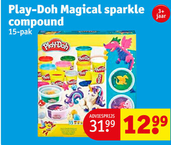 Kruidvat Play-Doh Magical sparkle compound 15-pak aanbieding
