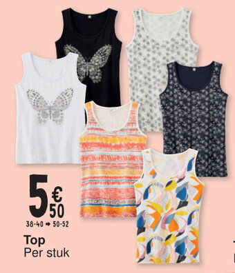 Cora Top, 38-40 / 50-52 aanbieding