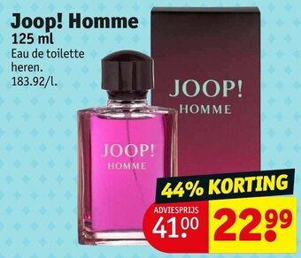 Kruidvat Joop! Homme 125 ml aanbieding