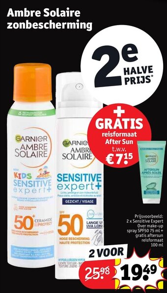 Kruidvat Ambre Solaire zonbescherming aanbieding