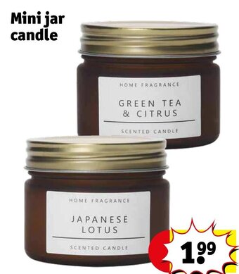 Kruidvat Mini jar candle aanbieding