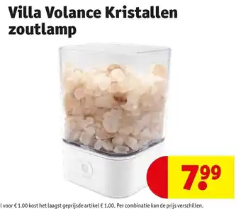 Kruidvat Villa Volance Kristallen zoutlamp aanbieding