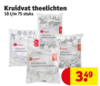 Kruidvat Kruidvat theelichten aanbieding