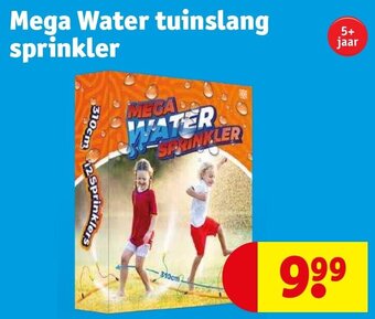 Kruidvat Mega Water tuinslang sprinkler aanbieding