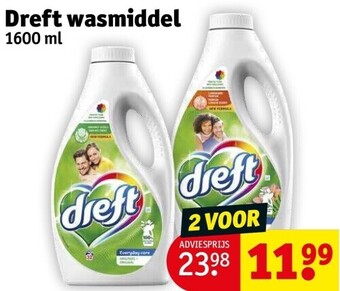 Kruidvat Dreft wasmiddel aanbieding
