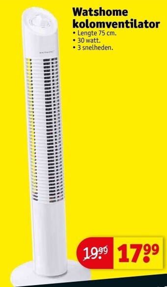 Watshome kolomventilator