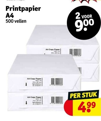 Kruidvat Printpapier a4 aanbieding