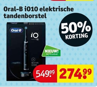 Kruidvat Oral-b io10 elektrische tandenborstel aanbieding