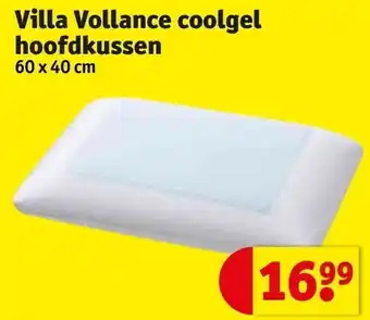 Kruidvat Villa vollance coolgel hoofdkussen aanbieding