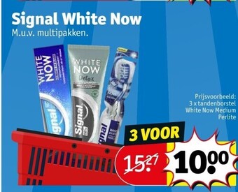 Kruidvat Signal white now aanbieding