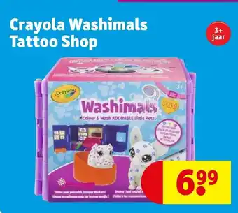 Kruidvat Crayola Washimals Tattoo Shop aanbieding