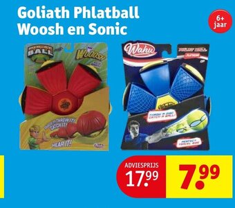 Kruidvat Goliath Phlatball Woosh en Sonic aanbieding