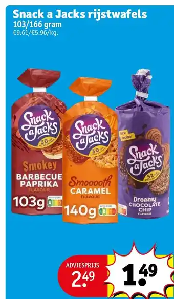 Snack a Jacks rijstwafels 103/166 gram