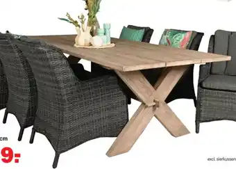 Van Cranenbroek Tuinmeubelen Teaktafel Langley 250 x 100 cm aanbieding