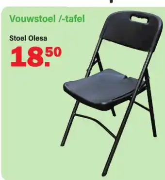 Van Cranenbroek Vouwstoel /-tafel Stoel Olesa aanbieding