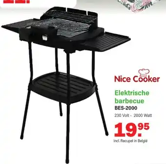 Van Cranenbroek Nice Cooker Elektrische barbecue BES-2000 aanbieding