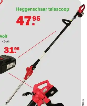 Van Cranenbroek Heggenschaar telescoop aanbieding