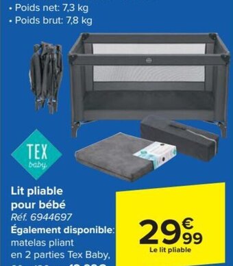 Carrefour Market Lit pliable pour bébé aanbieding