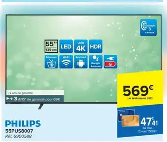PHILIPS 55PUS8007 Le téléviseur LED