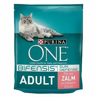 Zooplus 9,75kg Adult Zalm & Volkoren Granen Purina One Kattenvoer aanbieding