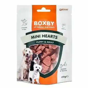 Zooplus 100g Boxby Puppy Snacks Mini Hearts Hondensnacks aanbieding