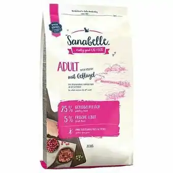 Zooplus 10kg Adult Gevogelte Sanabelle Kattenvoer aanbieding
