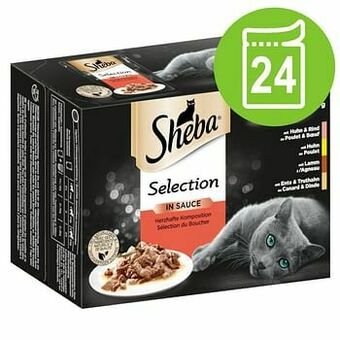 Zooplus 12x85g Delicatesse in Gelei Gevogelte Sheba Kattenvoer aanbieding