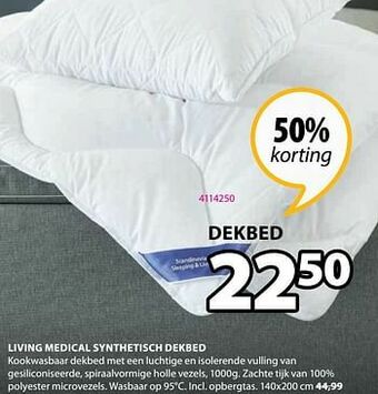 Living medical synthetisch dekbed