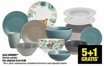 Big Bazar Alle servies aanbieding