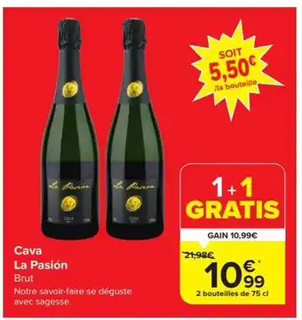 Cava La Pasión Brut 2 2 bouteilles de 75 cl