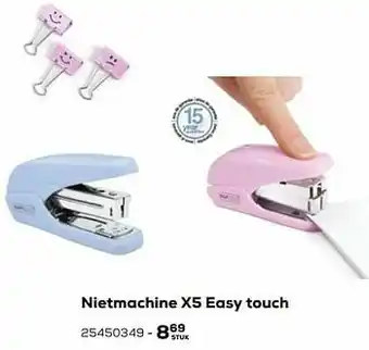 Supra Bazar Nietmachine x5 easy touch aanbieding