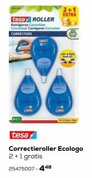 Supra Bazar Correctieroller ecologo aanbieding