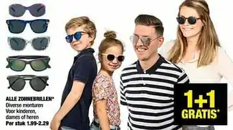 Big Bazar Alle zonnebrillen aanbieding