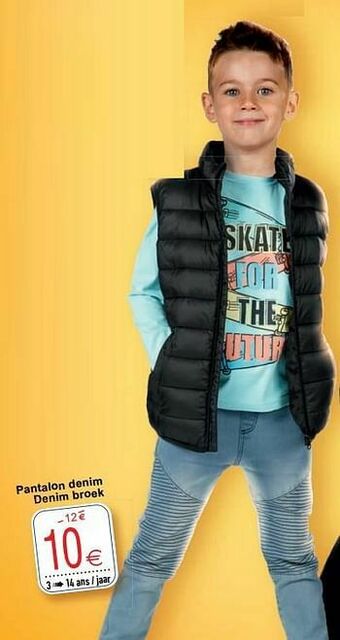 Cora Pantalon denim denim broek aanbieding
